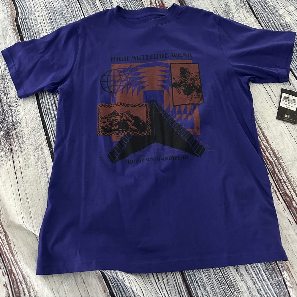 Mountain Hardwear Purple Tee Short Sleeve
